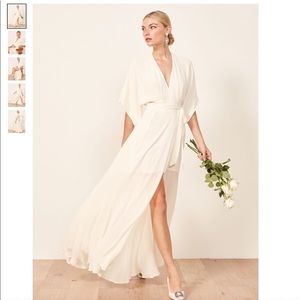 Reformation Winslow Dress Ivory NWOT